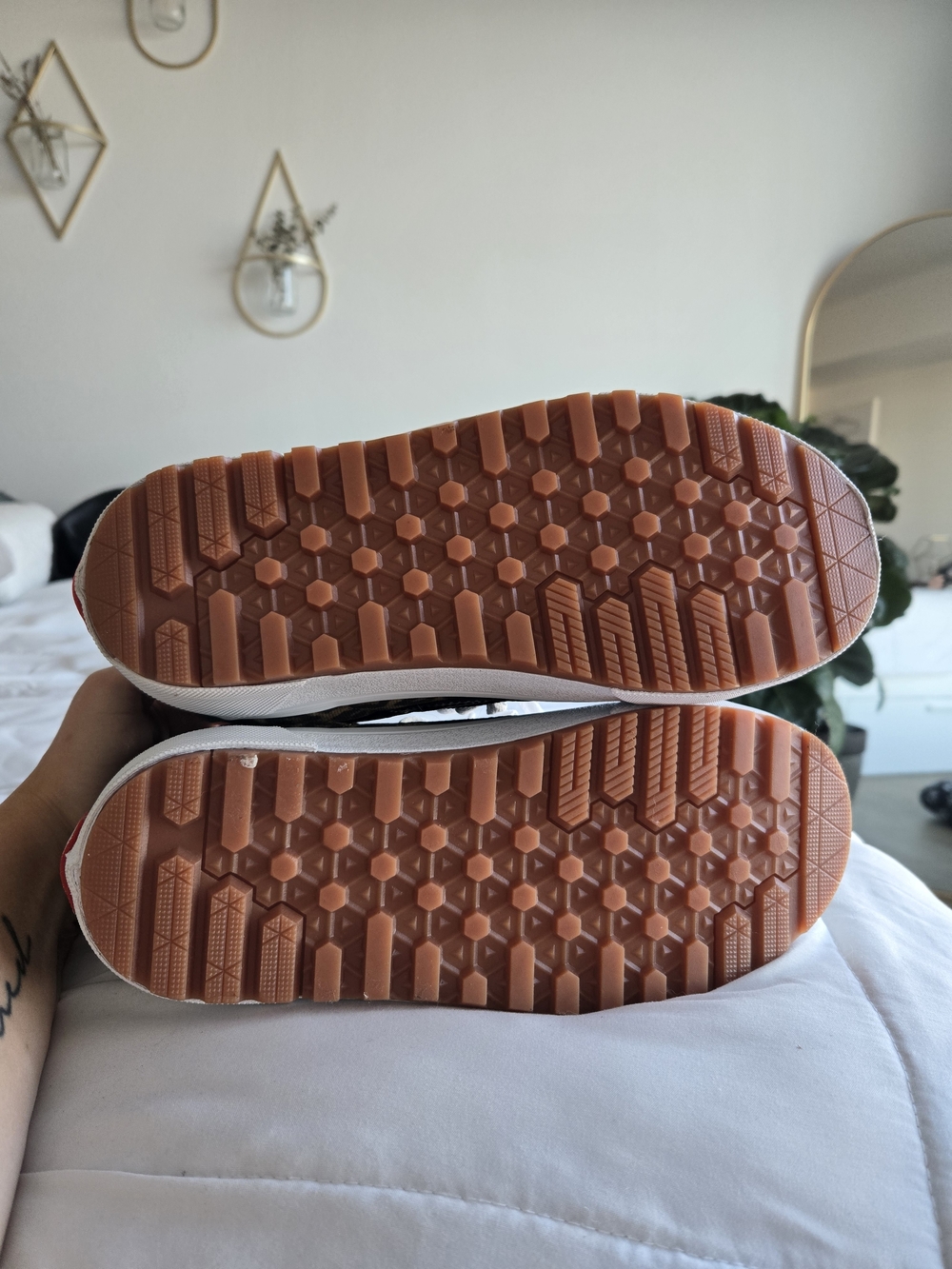 Custom Vans Leopard Print High-Top Sneakers - Picture 4 of 5